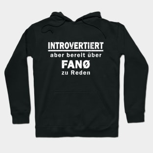 Fano Skandinavien Dänemark Flagge Fanö Souvenirs Hoodie